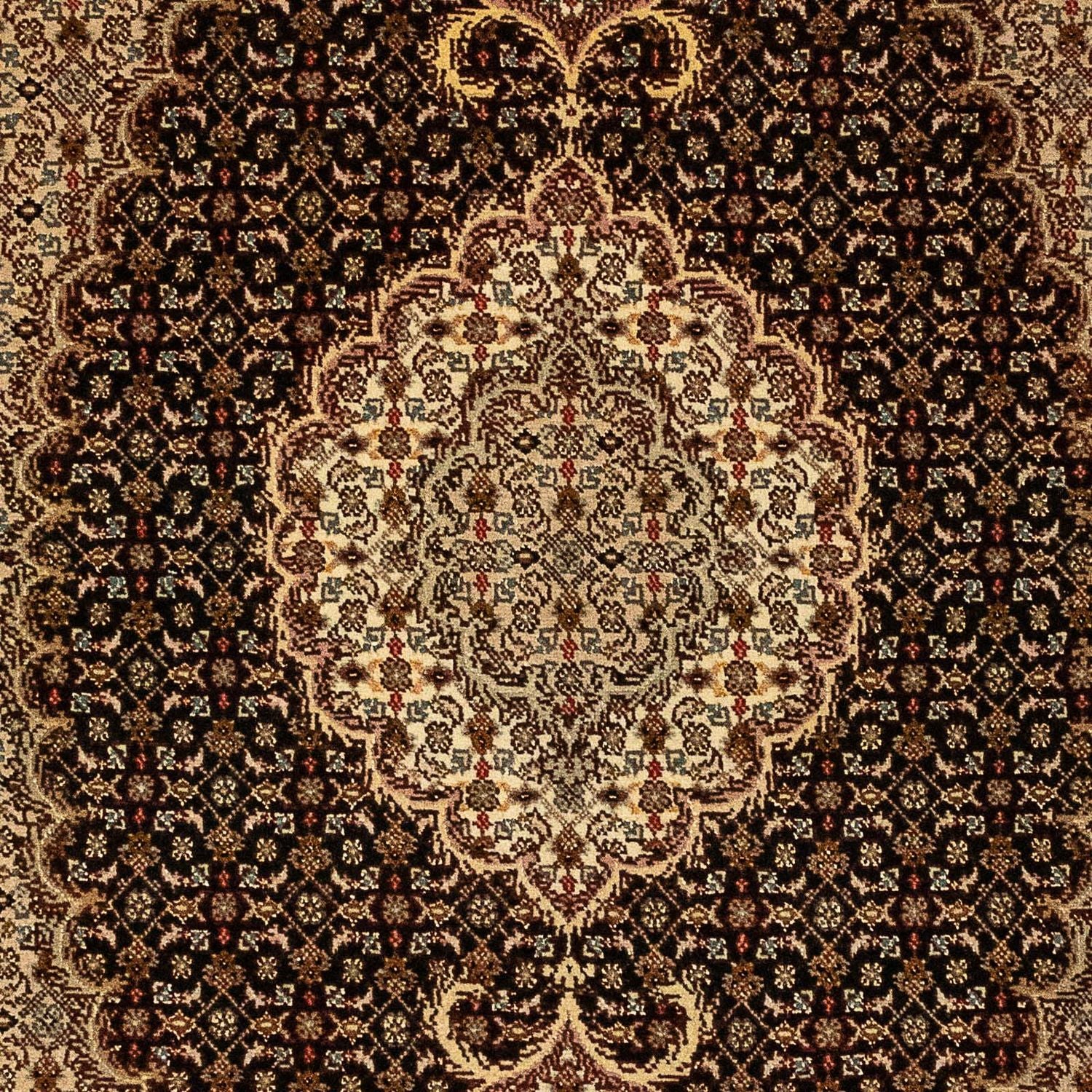 Tapis persan - Tabriz - Royal - 120 x 80 cm - bleu foncé