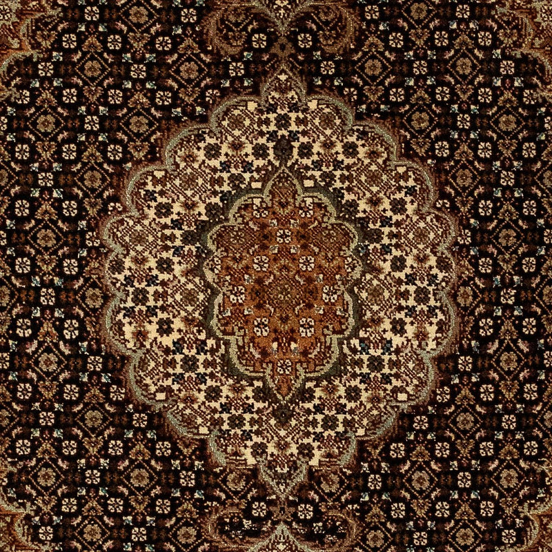 Tapis persan - Tabriz - Royal - 114 x 83 cm - bleu foncé