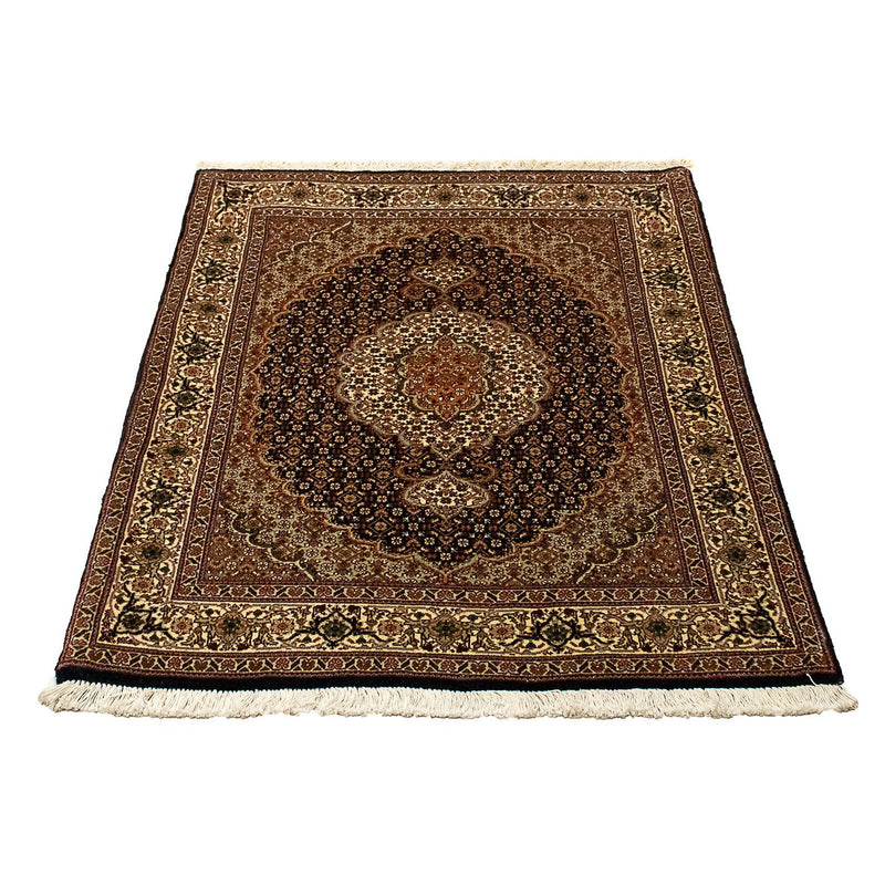 Tapis persan - Tabriz - Royal - 114 x 83 cm - bleu foncé