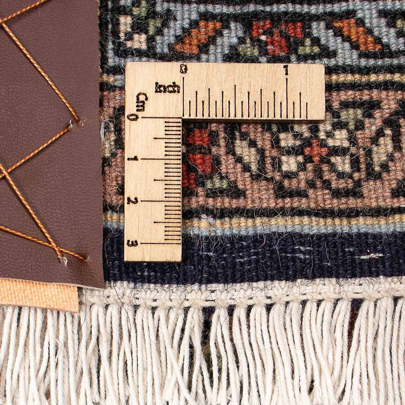 Tapis persan - Bidjar - 207 x 140 cm - bleu foncé