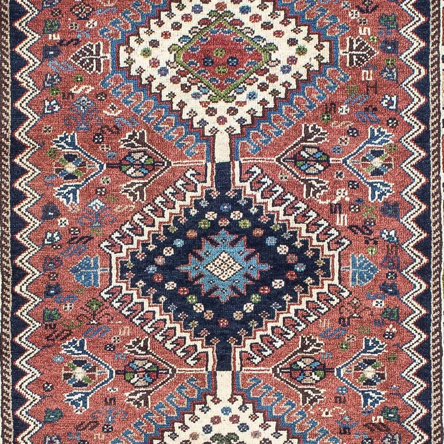 Tapis de couloir Tapis persan - Nomadic - 205 x 78 cm - rouge clair