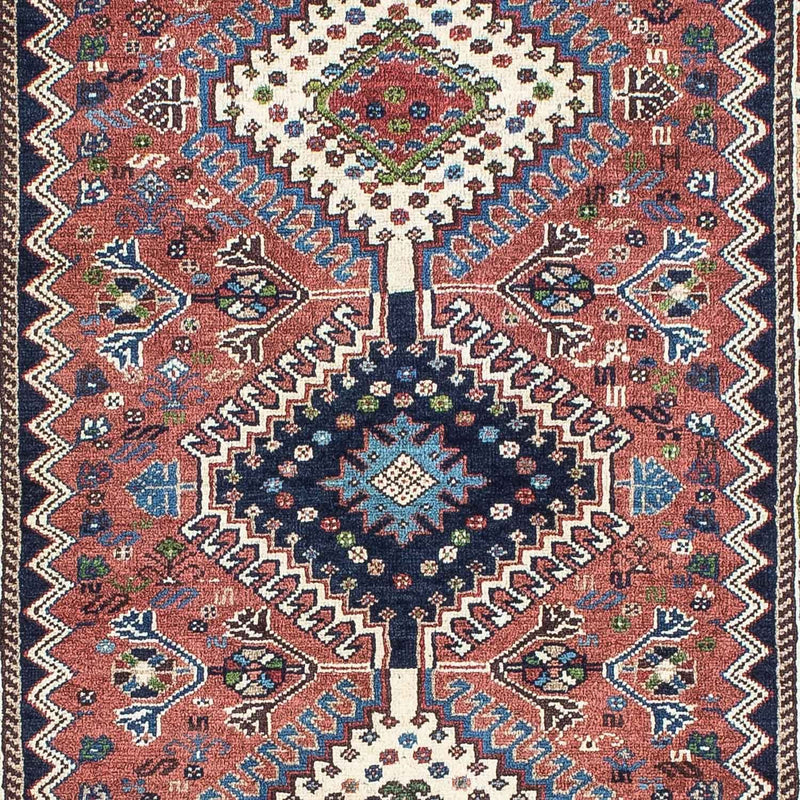 Tapis de couloir Tapis persan - Nomadic - 205 x 78 cm - rouge clair