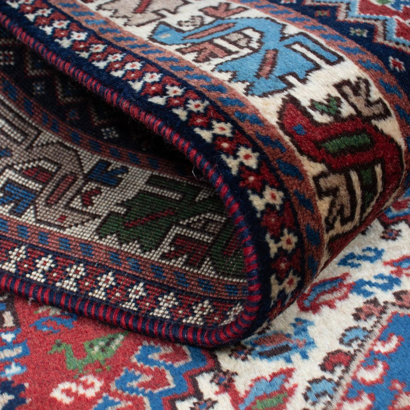 Tapis de couloir Tapis persan - Nomadic - 205 x 78 cm - rouge clair