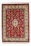 Tapis persan - Classique - 89 x 62 cm - rouge foncé