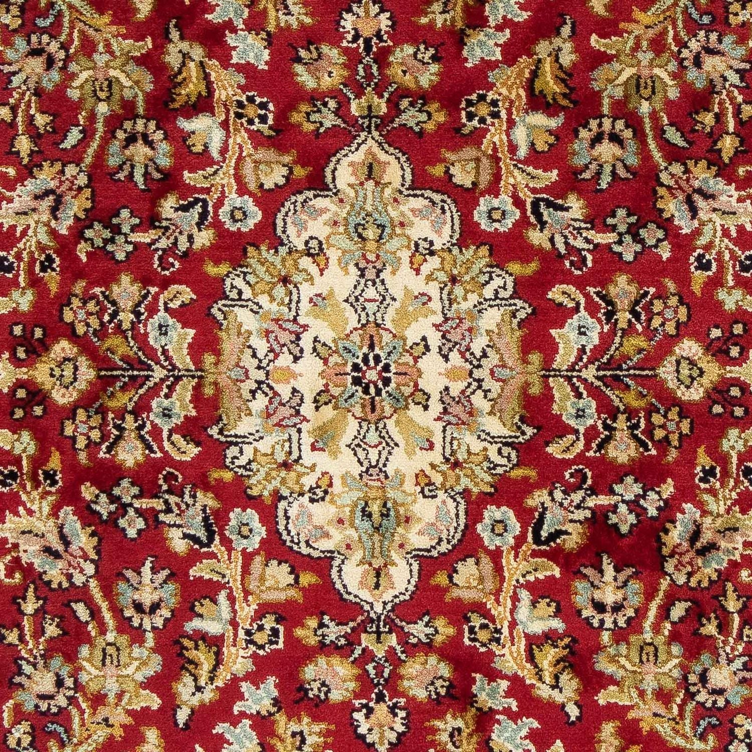 Tapis persan - Classique - 93 x 63 cm - rouge foncé