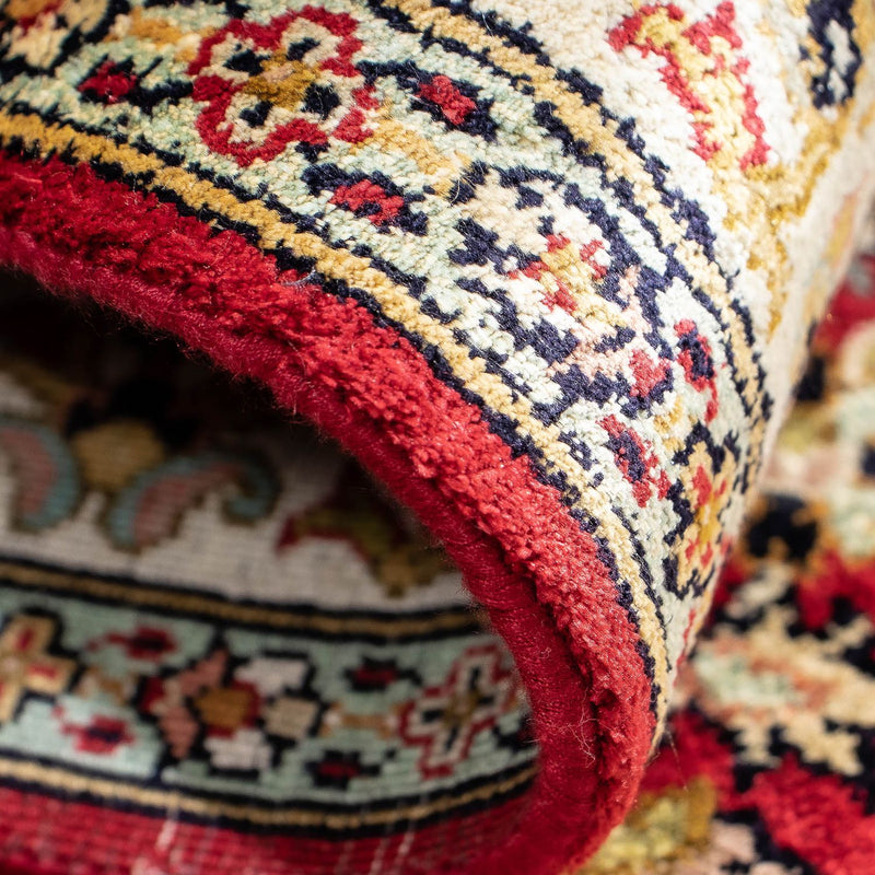 Tapis persan - Classique - 93 x 63 cm - rouge foncé