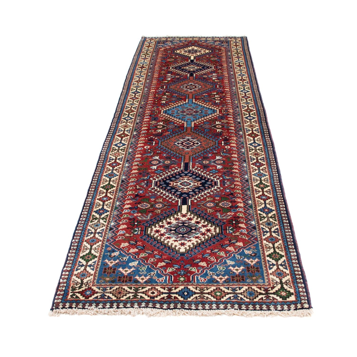 Tapis de couloir Tapis persan - Nomadic - 284 x 80 cm - multicolore