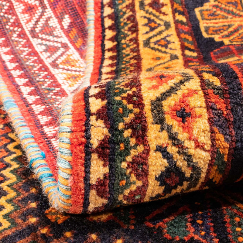 Tapis persan - Nomadic - 164 x 122 cm - rouge