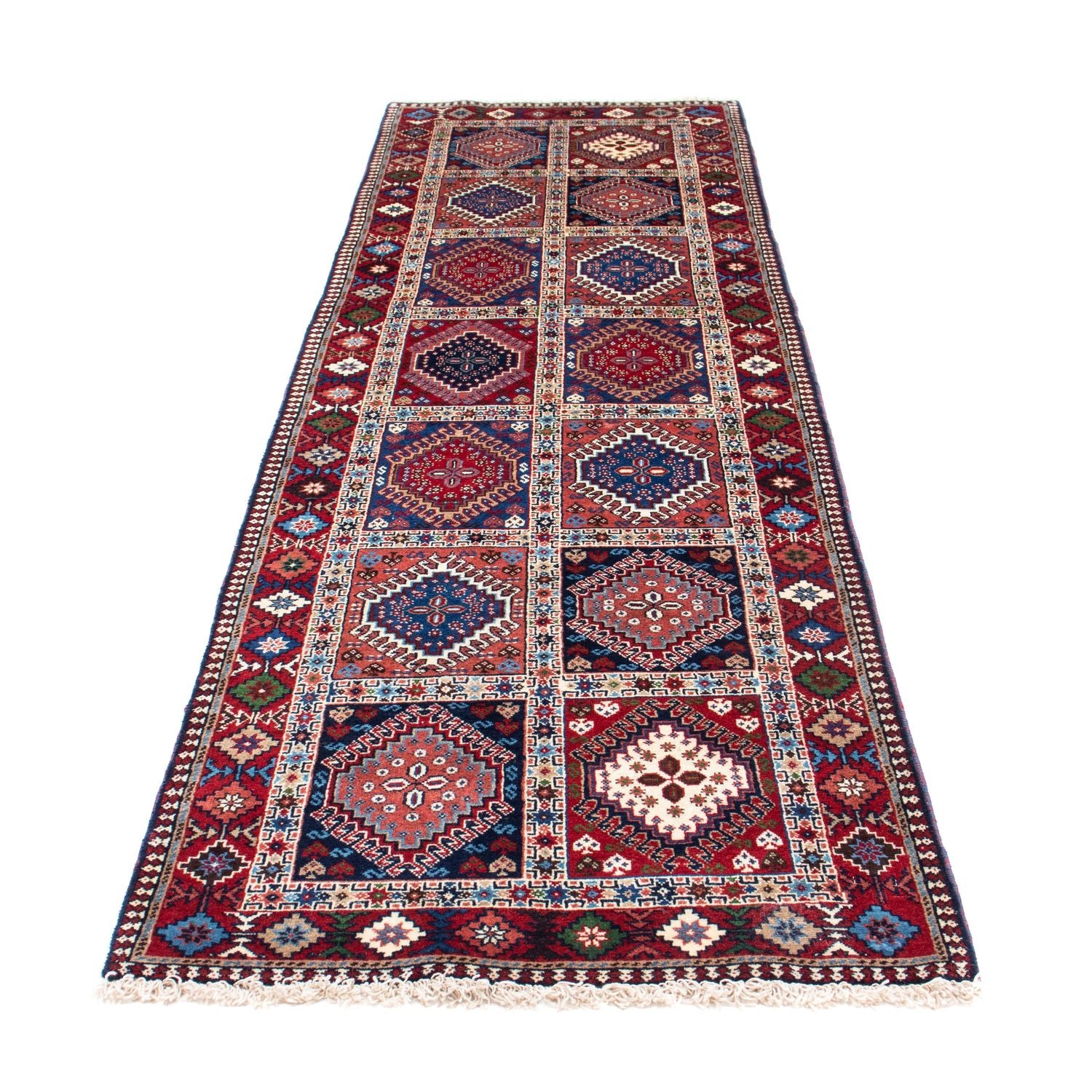 Tapis de couloir Tapis persan - Nomadic - 283 x 82 cm - multicolore