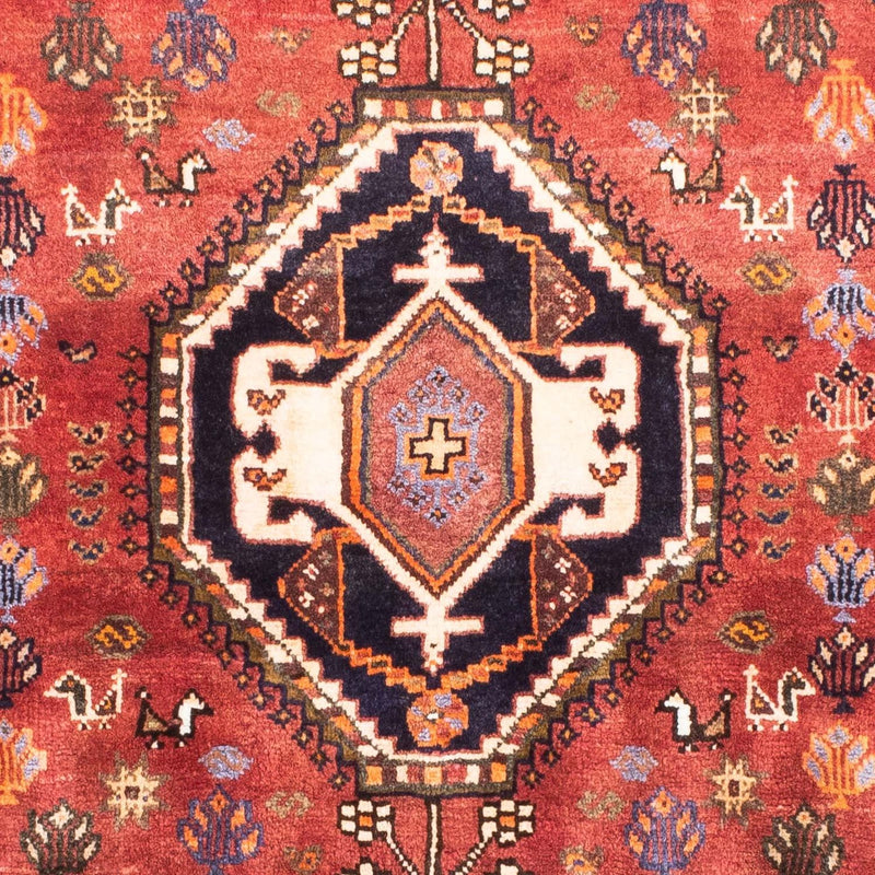 Tapis persan - Nomadic - 145 x 103 cm - rouge clair