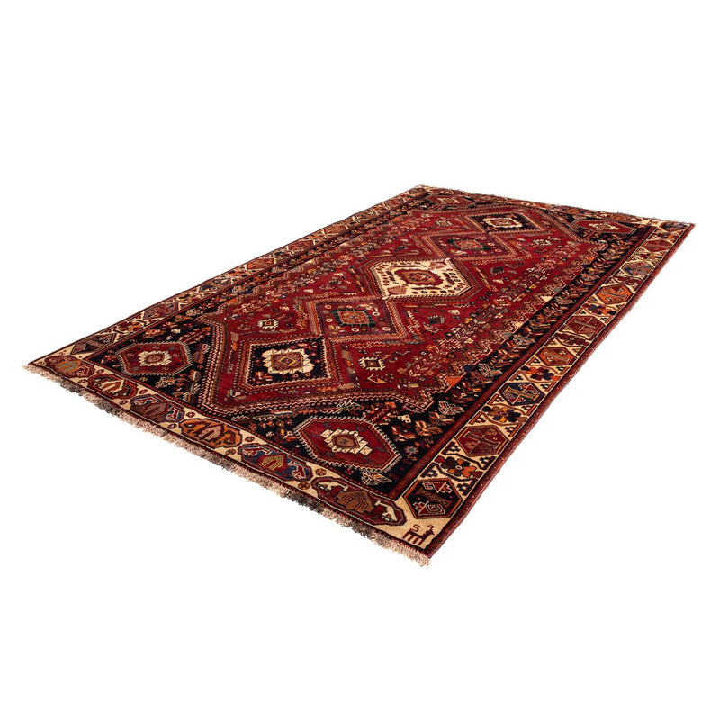 Tapis persan - Nomadic - 290 x 182 cm - rouge foncé