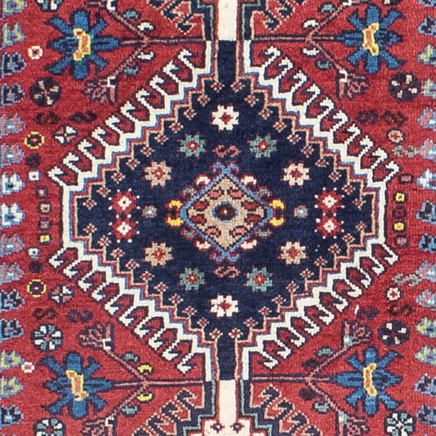 Perserteppich - Nomadic 280 x 80 cm - dunkelrot
