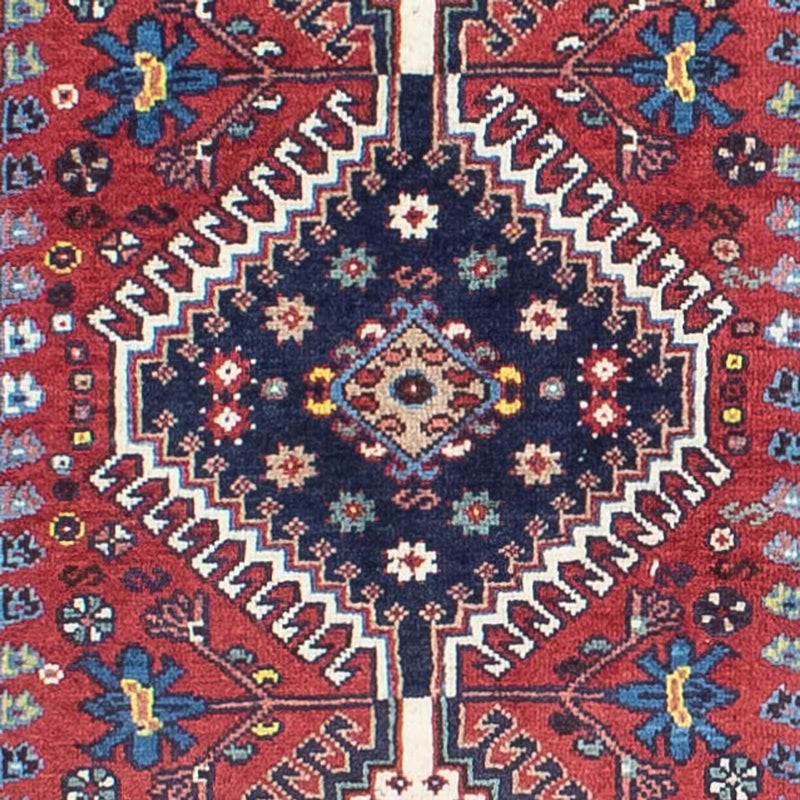Perserteppich - Nomadic 280 x 80 cm - dunkelrot