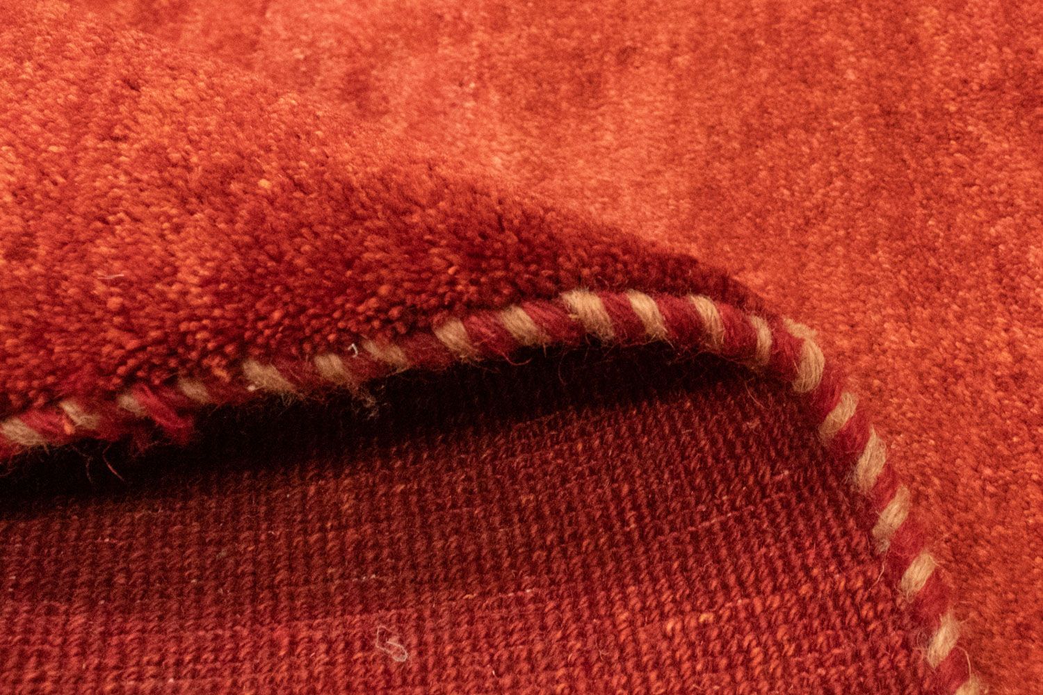 Tapis Gabbeh - Persan - 188 x 108 cm - rouge