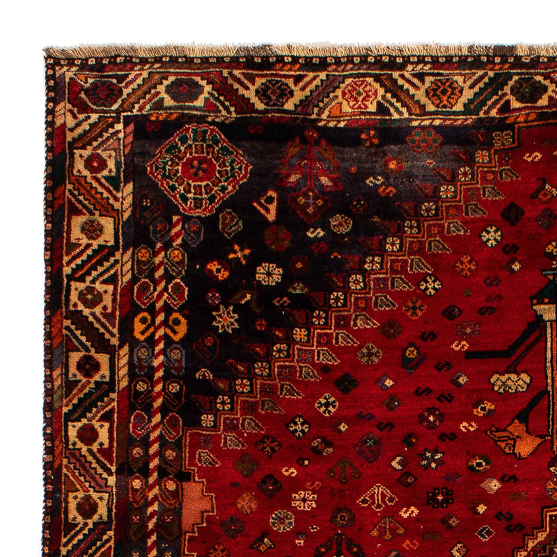 Tapis persan - Nomadic - 296 x 203 cm - rouge foncé