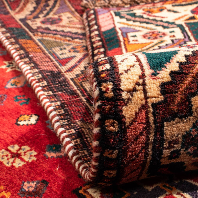 Tapis persan - Nomadic - 296 x 203 cm - rouge foncé