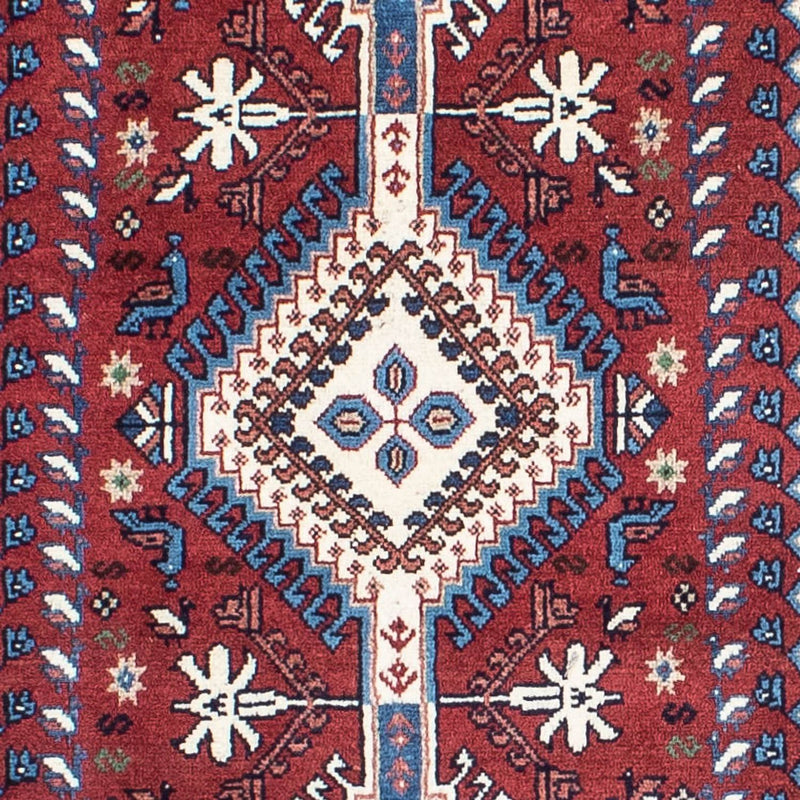 Tapis de couloir Tapis persan - Nomadic - 290 x 81 cm - rouge