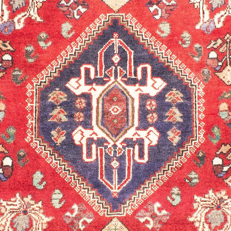 Tapis persan - Nomadic - 160 x 116 cm - rouge foncé