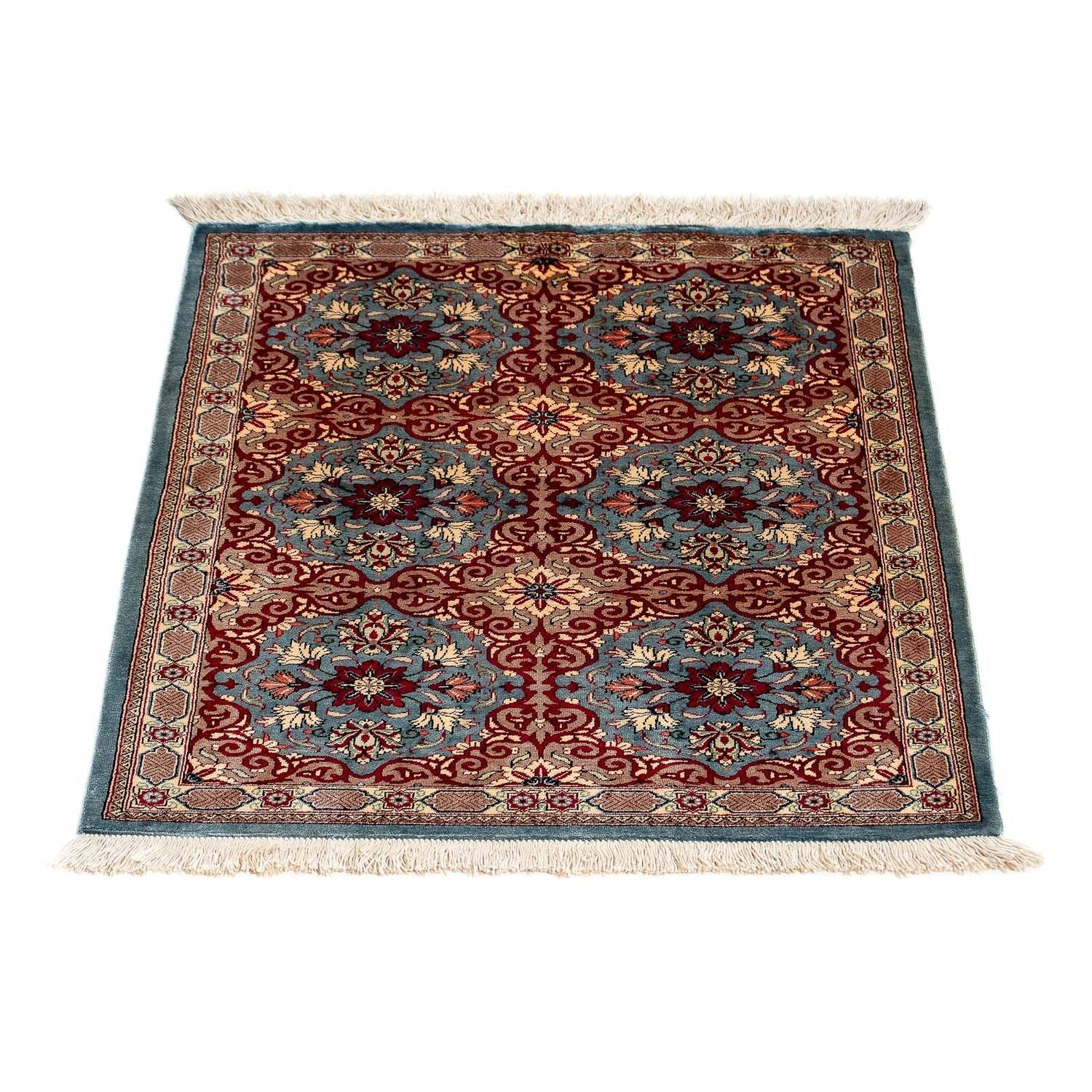 Tapis persan - Ghom - 75 x 57 cm - multicolore
