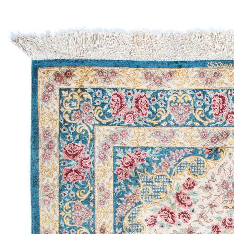 Perserteppich - Ghom 123 x 77 cm - beige