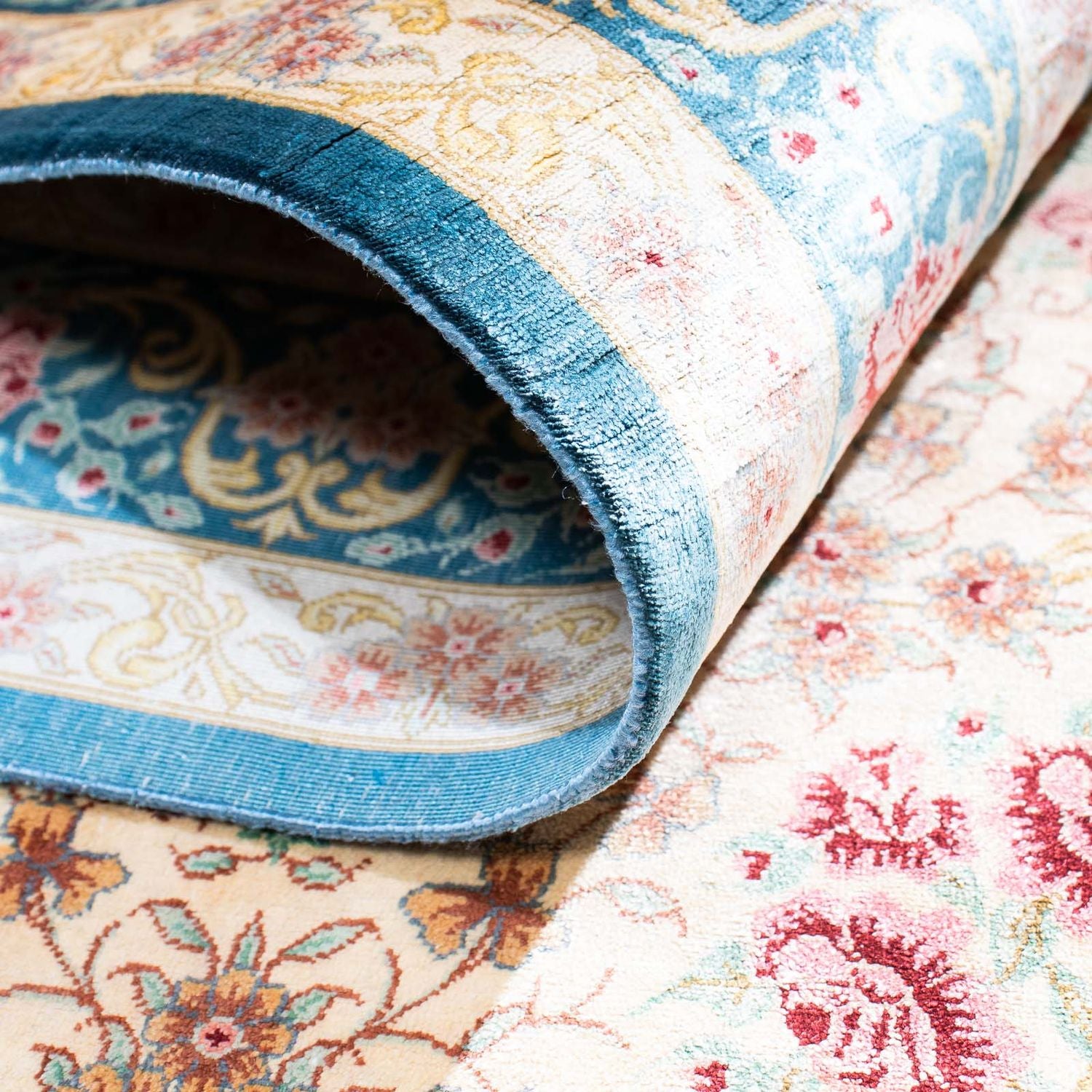 Perserteppich - Ghom 123 x 77 cm - beige