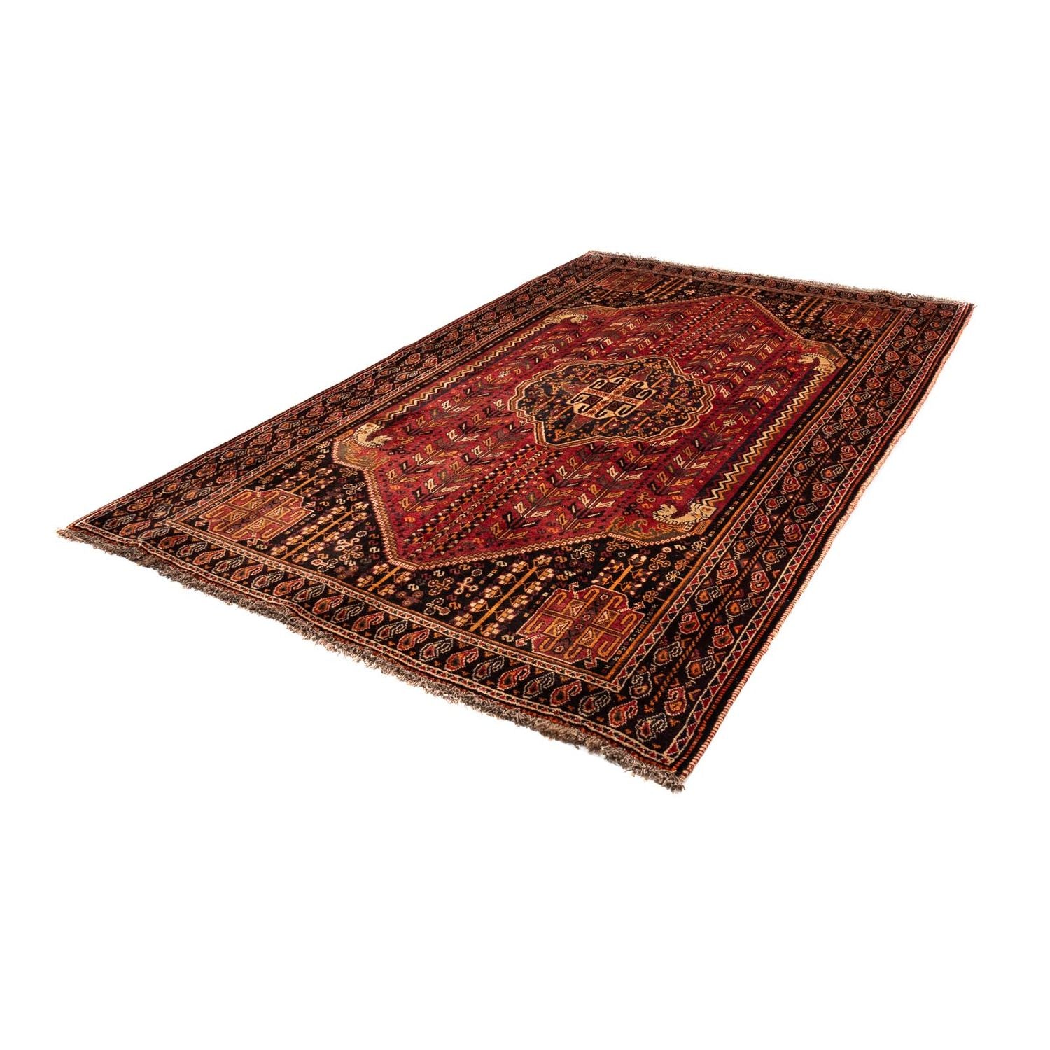 Tapis persan - Nomadic - 270 x 170 cm - rouge