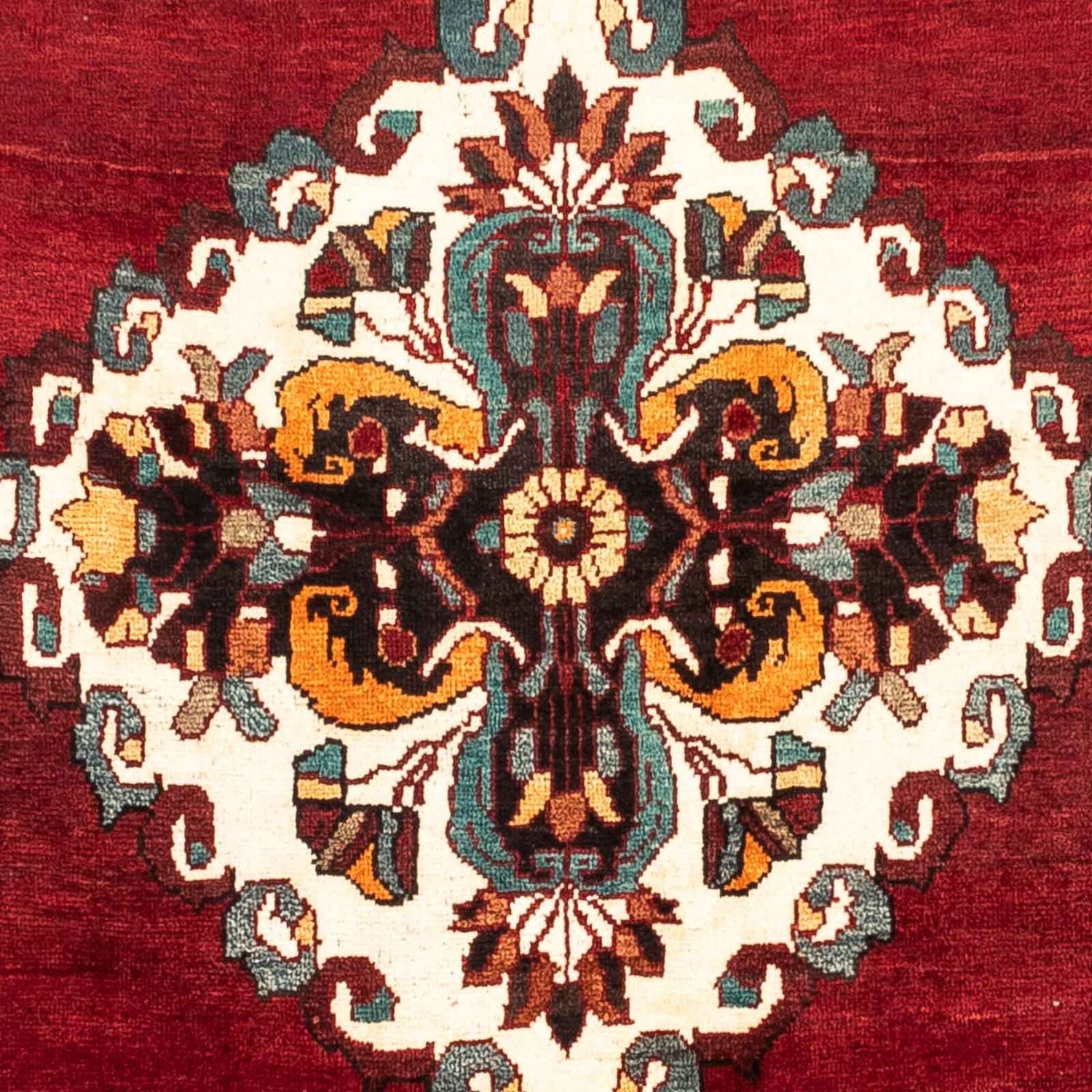 Tapis persan - Nomadic - 240 x 150 cm - rouge foncé