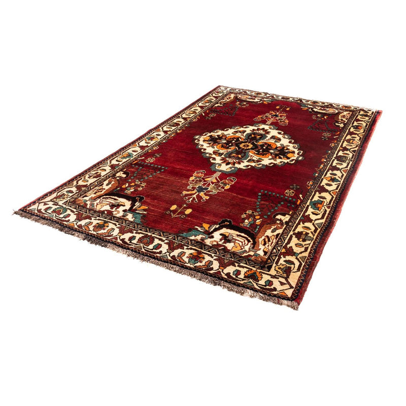 Tapis persan - Nomadic - 240 x 150 cm - rouge foncé