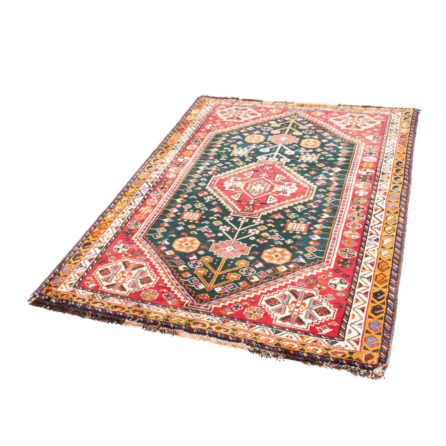 Tapis persan - Nomadic - 150 x 110 cm - bleu foncé
