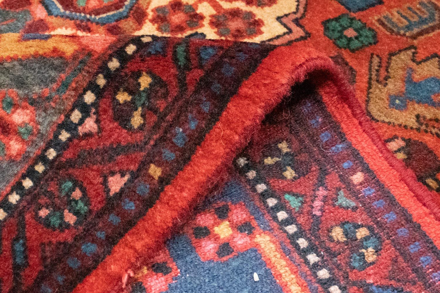 Tapis persan - Nomadic - 240 x 153 cm - rouge
