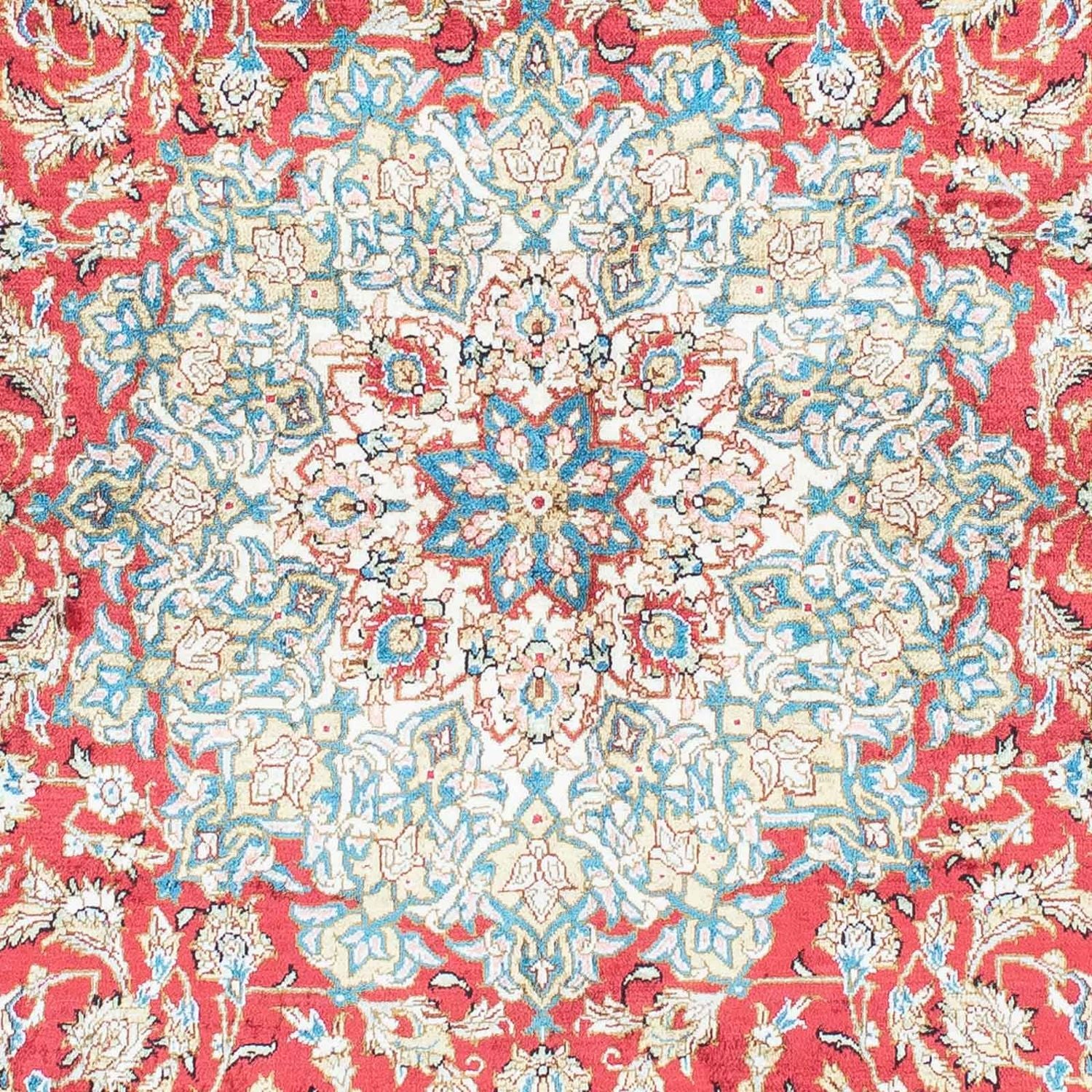 Tapis persan - Ghom - 156 x 98 cm - rouge