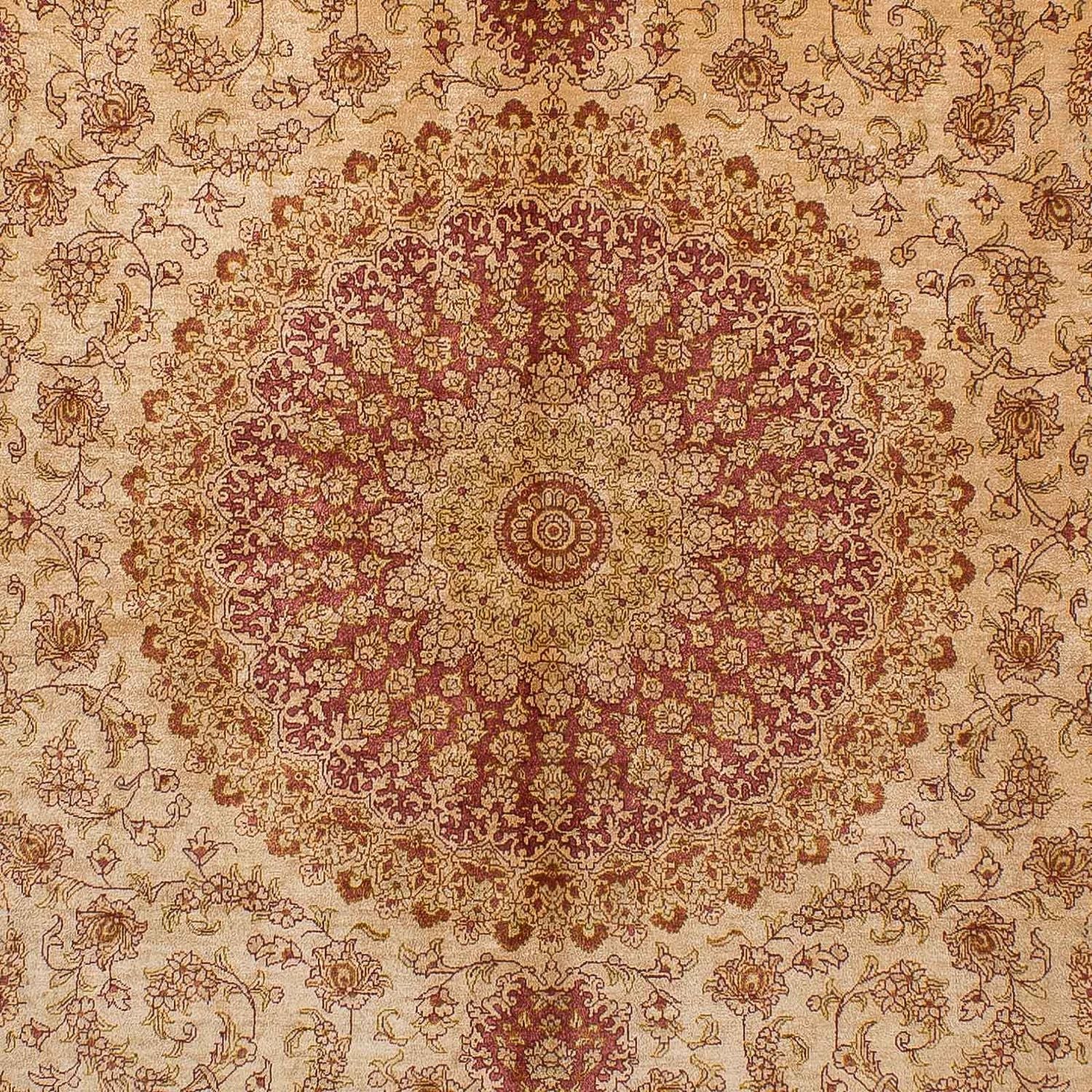 Tapis en soie - Ghom soie - Premium - 237 x 154 cm - marron