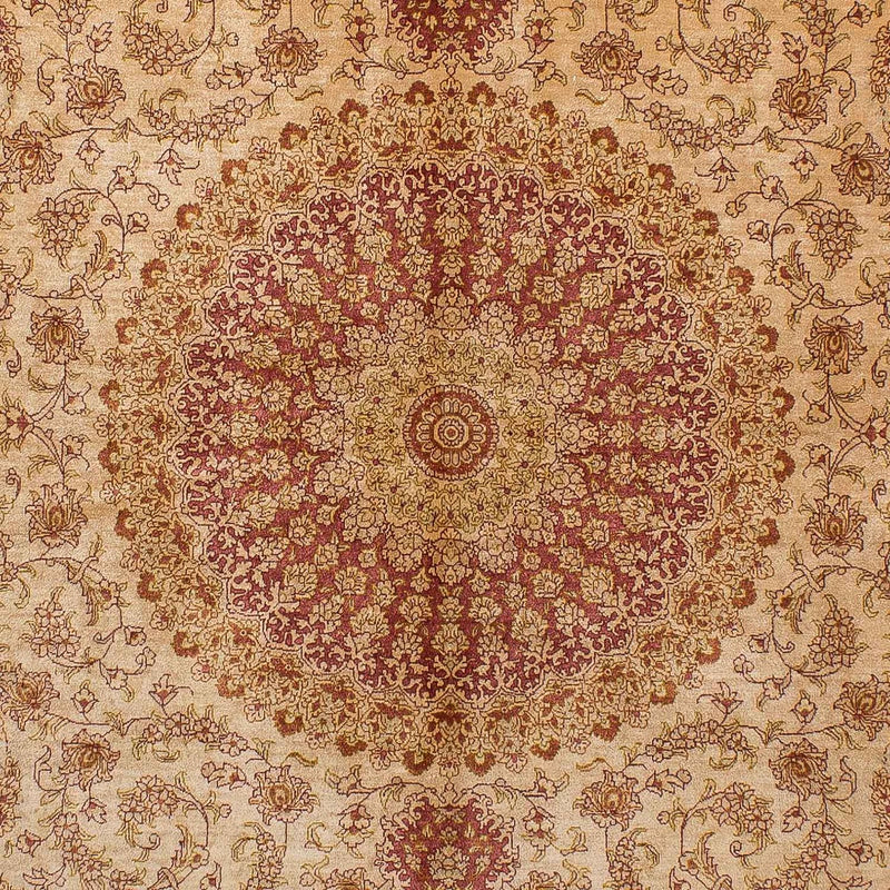 Tapis en soie - Ghom soie - Premium - 237 x 154 cm - marron