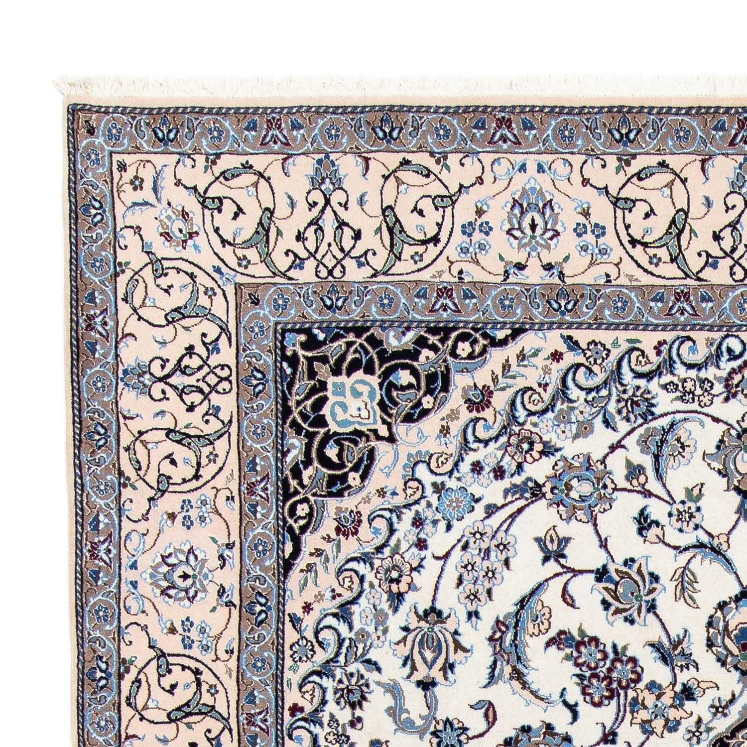 Tapis persan - Nain - Royal - 301 x 203 cm - beige