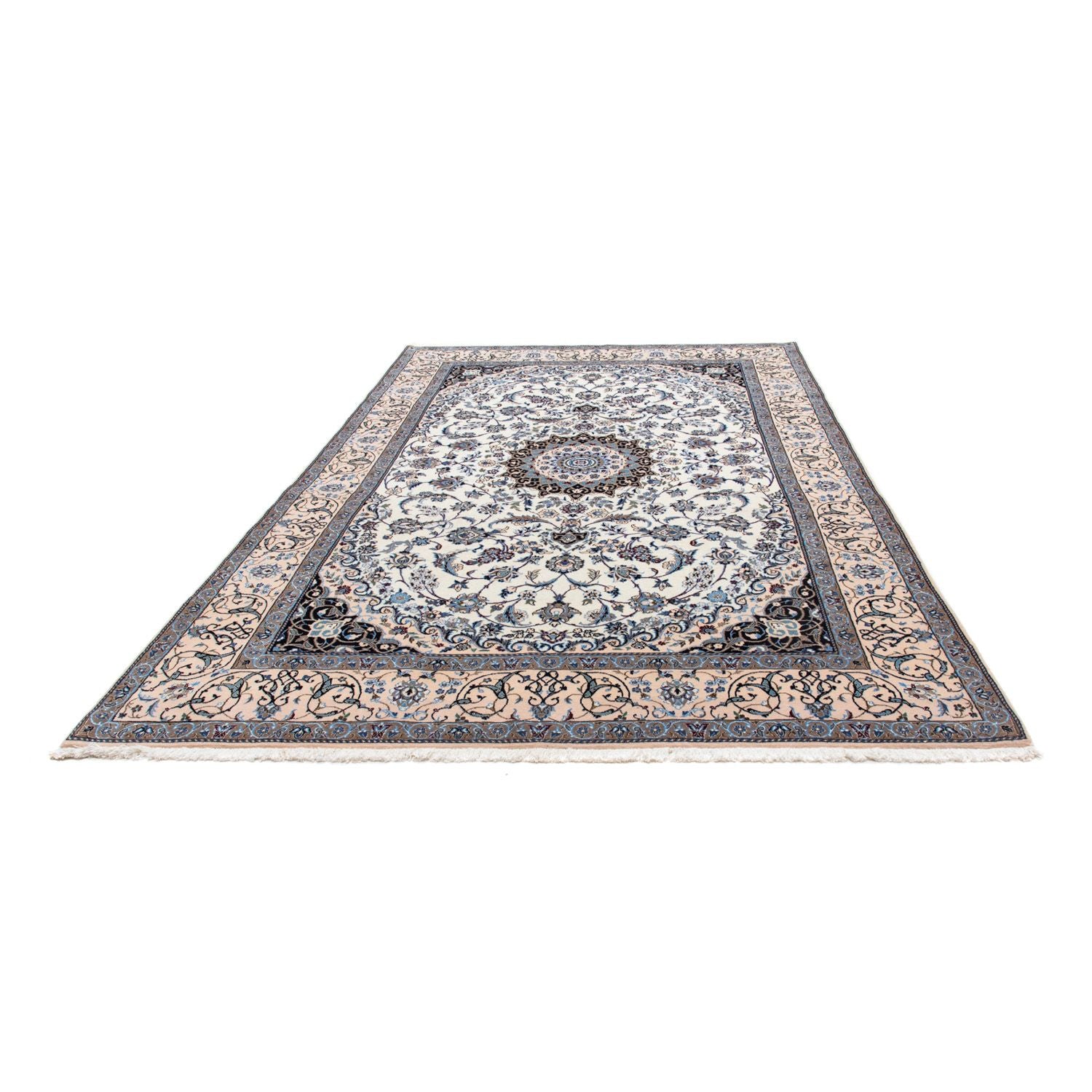 Tapis persan - Nain - Royal - 301 x 203 cm - beige