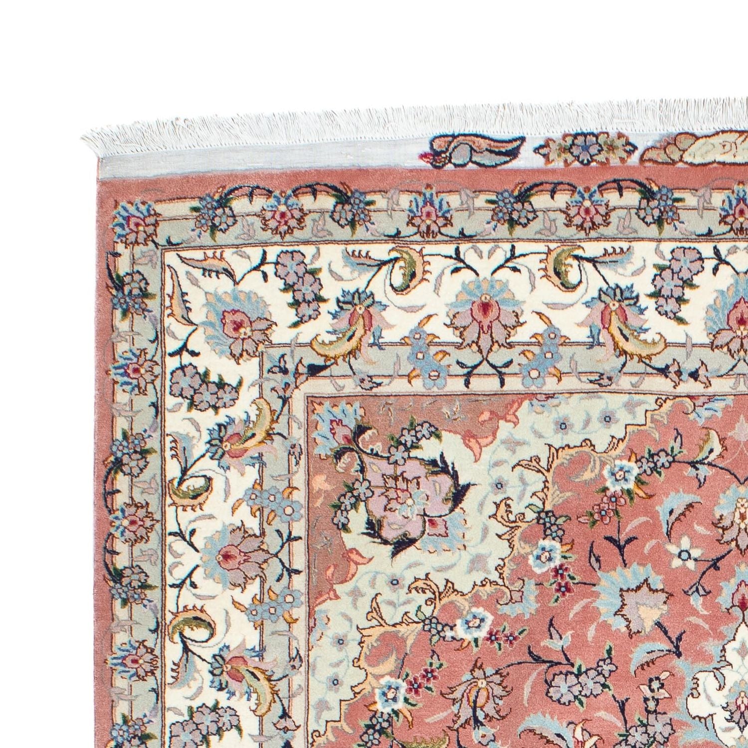 Tapis persan - Tabriz - Royal - 204 x 154 cm - rose