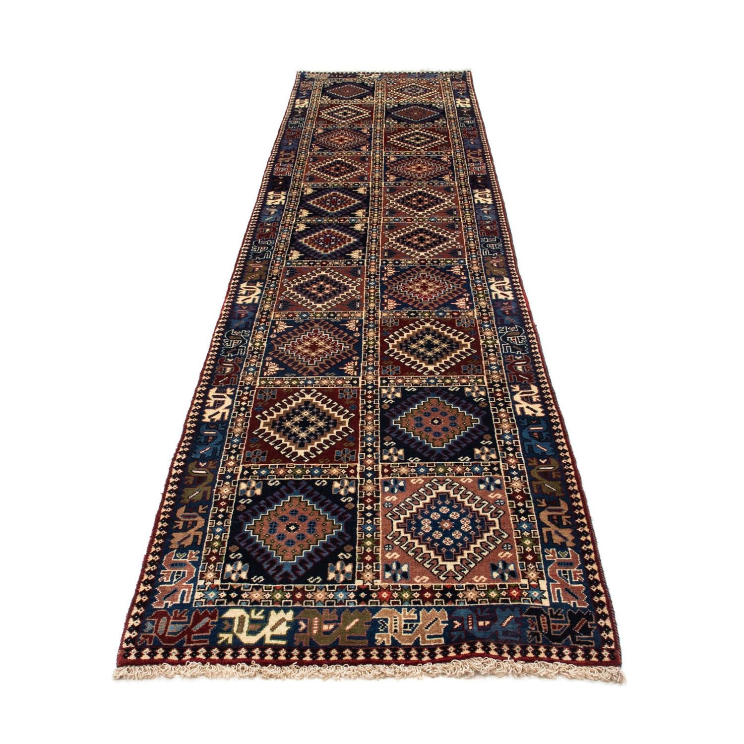 Tapis de couloir Tapis persan - Nomadic - 381 x 80 cm - multicolore
