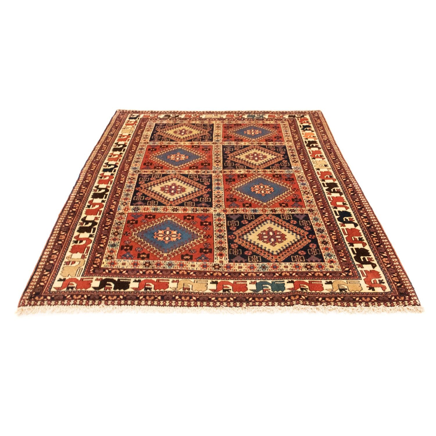 Tapis persan - Nomadic - 208 x 145 cm - multicolore