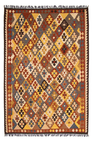 Tapis Kelim - Splash - 290 x 203 cm - multicolore