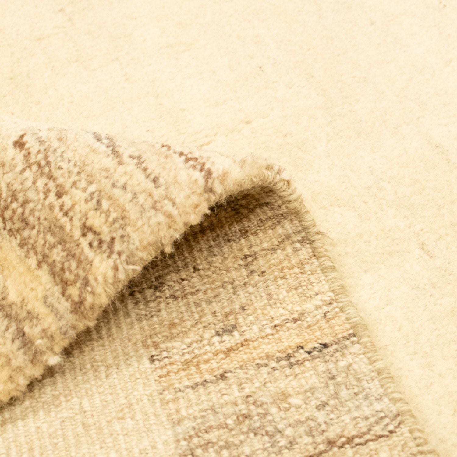 Tapis Gabbeh - Indus - 162 x 101 cm - beige
