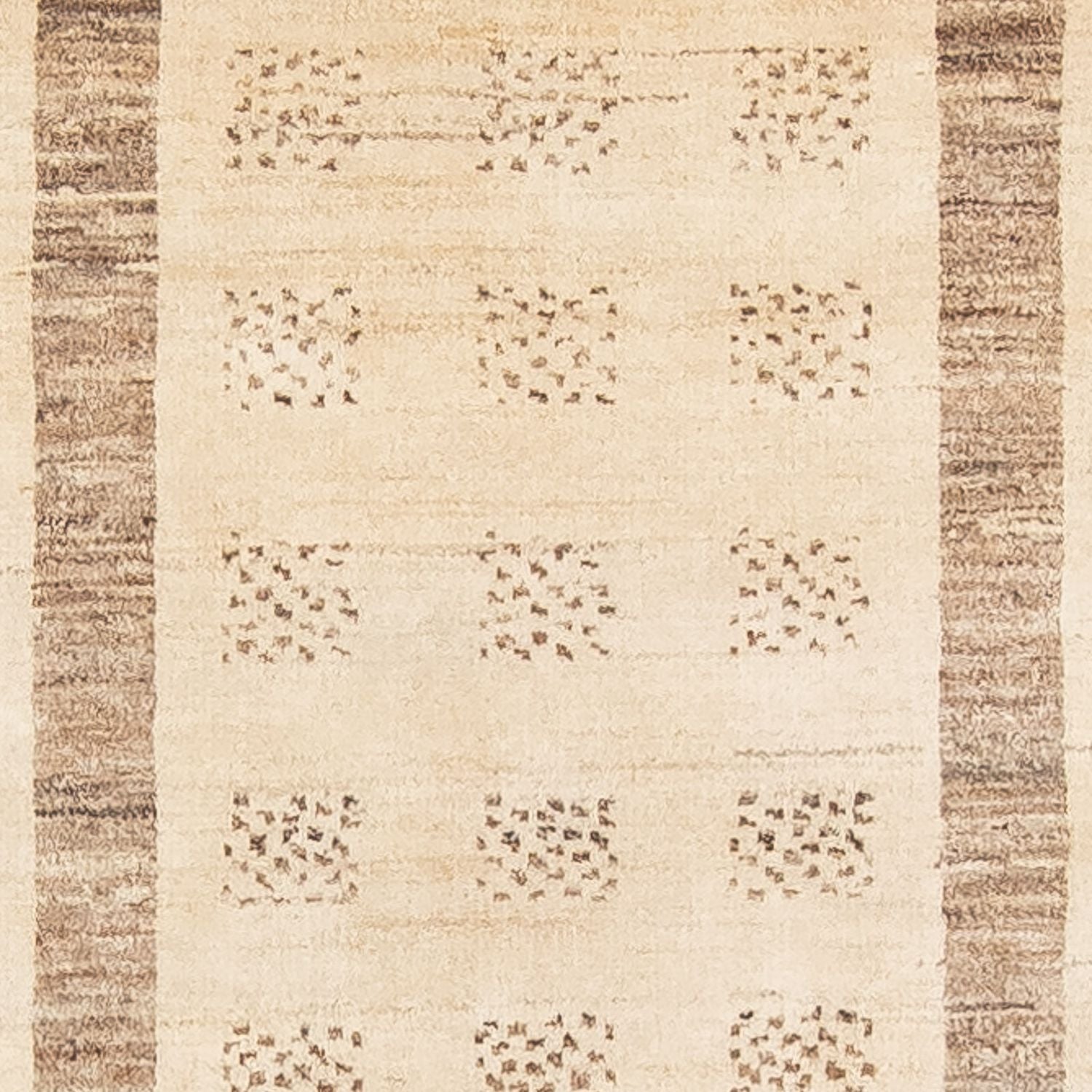 Tapis de couloir Tapis Gabbeh - Loribaft Persan - 295 x 79 cm - beige