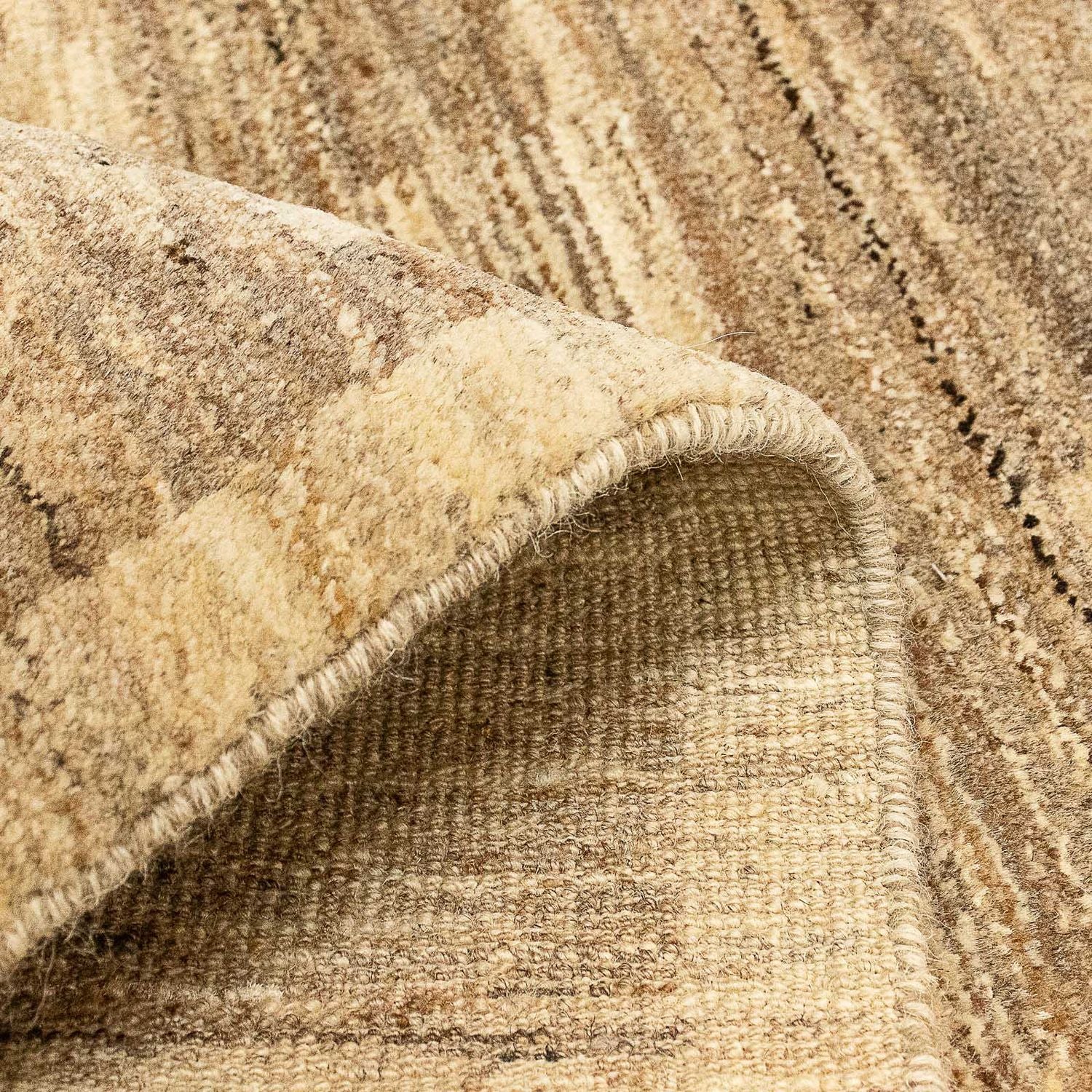 Tapis Gabbeh - Indus - 127 x 72 cm - marron clair
