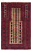 Tapis Belutsch - 130 x 82 cm - rouge foncé