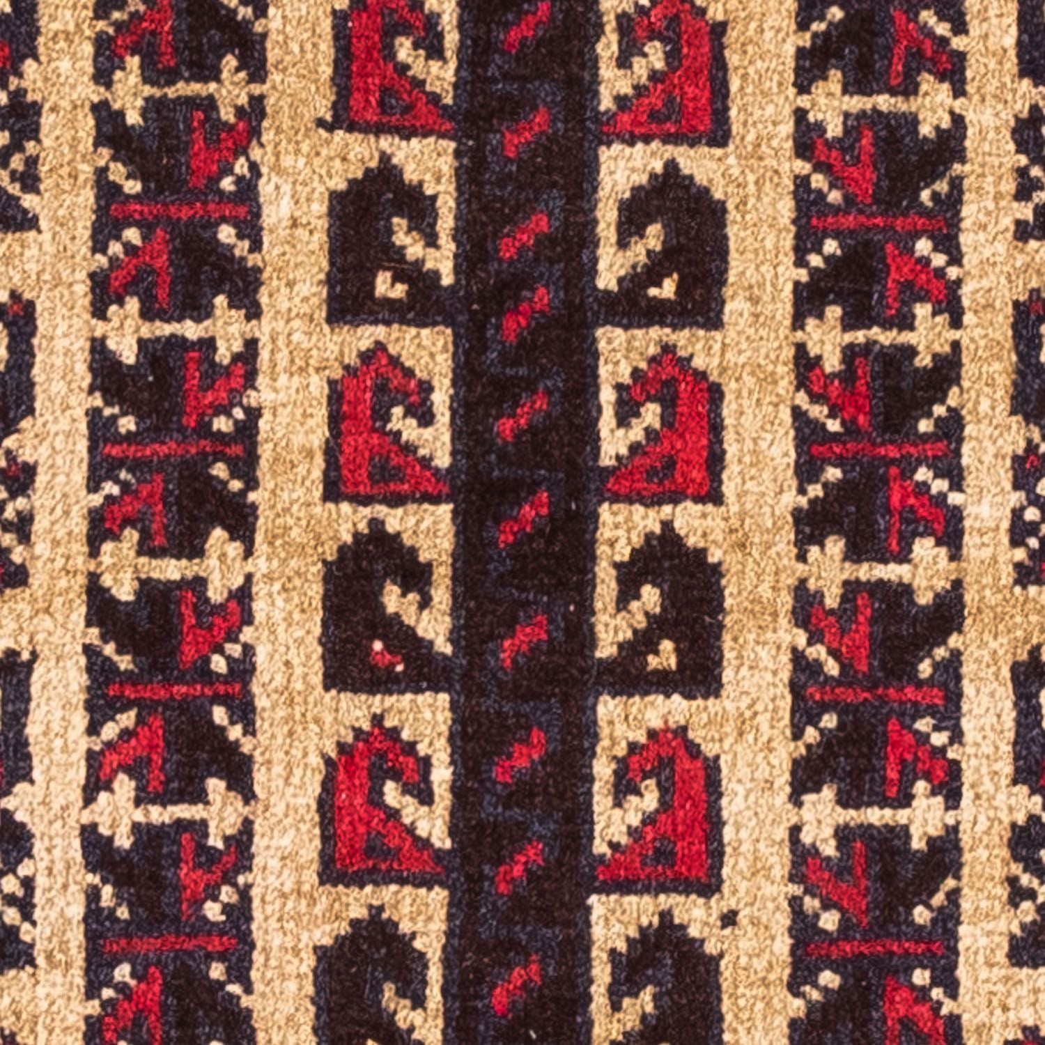 Tapis Belutsch - 130 x 82 cm - rouge foncé