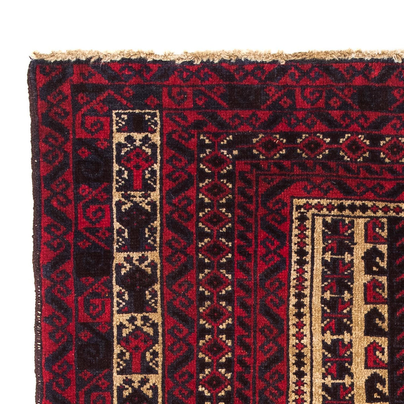 Tapis Belutsch - 130 x 82 cm - rouge foncé