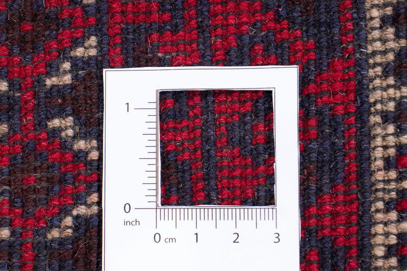 Tapis Belutsch - 130 x 82 cm - rouge foncé