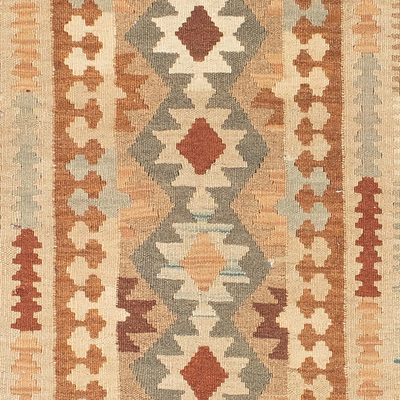 Tapis de couloir Tapis Kelim - Oriental - 200 x 78 cm - beige