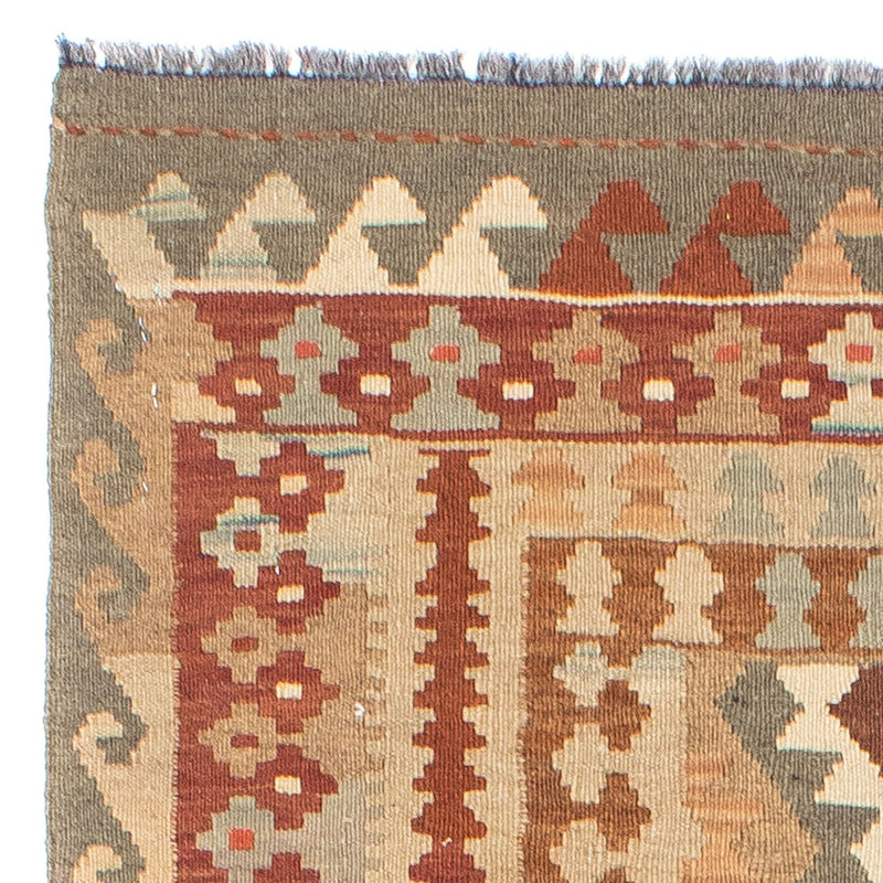 Tapis de couloir Tapis Kelim - Oriental - 200 x 78 cm - beige