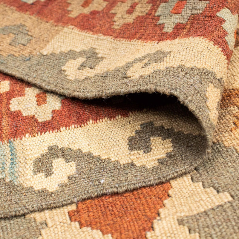 Tapis de couloir Tapis Kelim - Oriental - 200 x 78 cm - beige