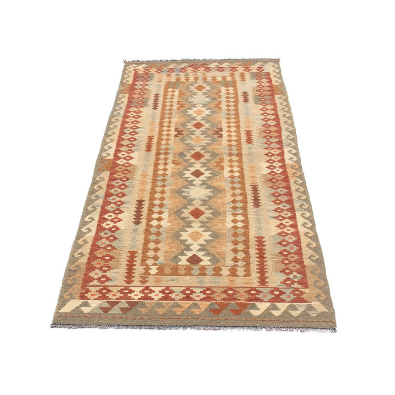Tapis de couloir Tapis Kelim - Oriental - 200 x 78 cm - beige